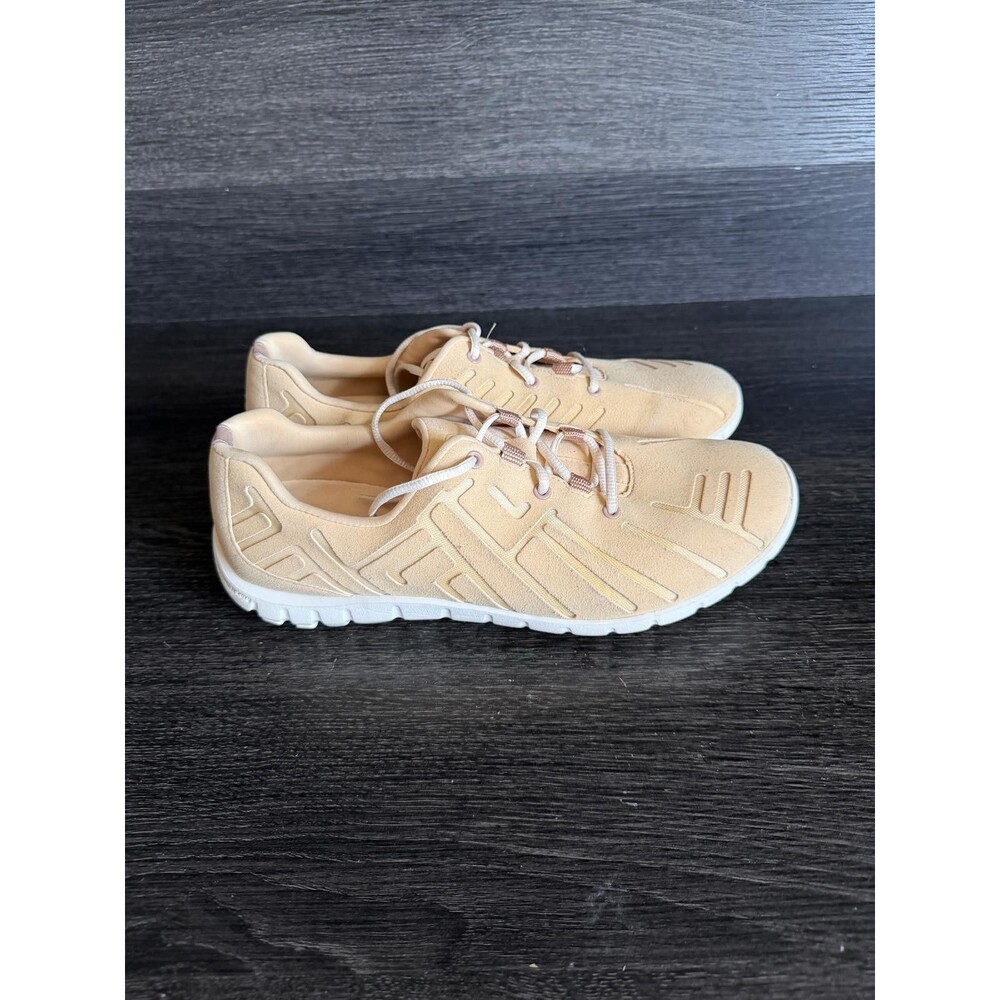 Rockport Womens Sneaker Tan Beige AdiPRENE Lace Up Walking Shoe Size 9